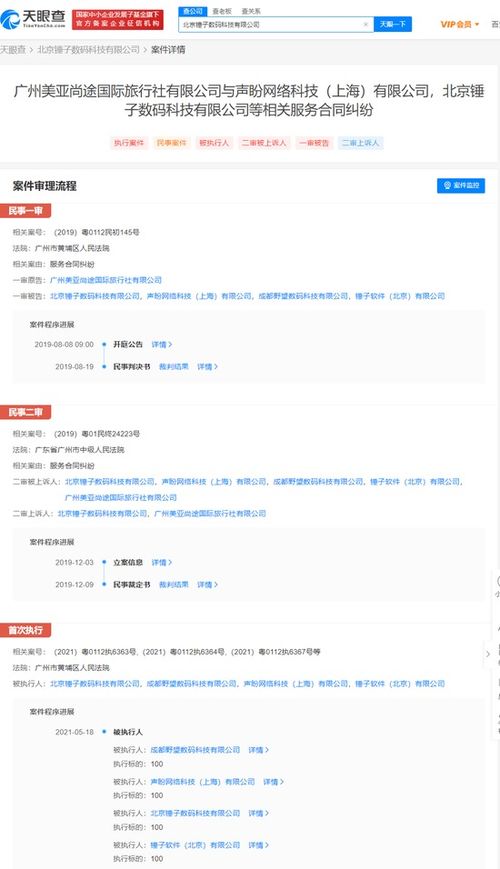 因服务合同纠纷 锤子科技被强制执行100元